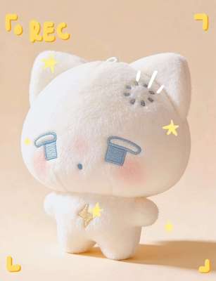 新款现货可爱超绝人机猫玩偶包包挂件送闺蜜