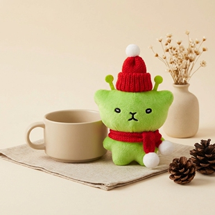 【新春限定】可爱毛绒外星人公仔挂件创意高颜值情侣闺蜜搞怪挂件