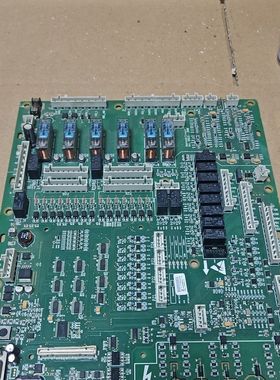 奥的斯电梯主板DBA26800AH7 绿色PCB板 带丰富接