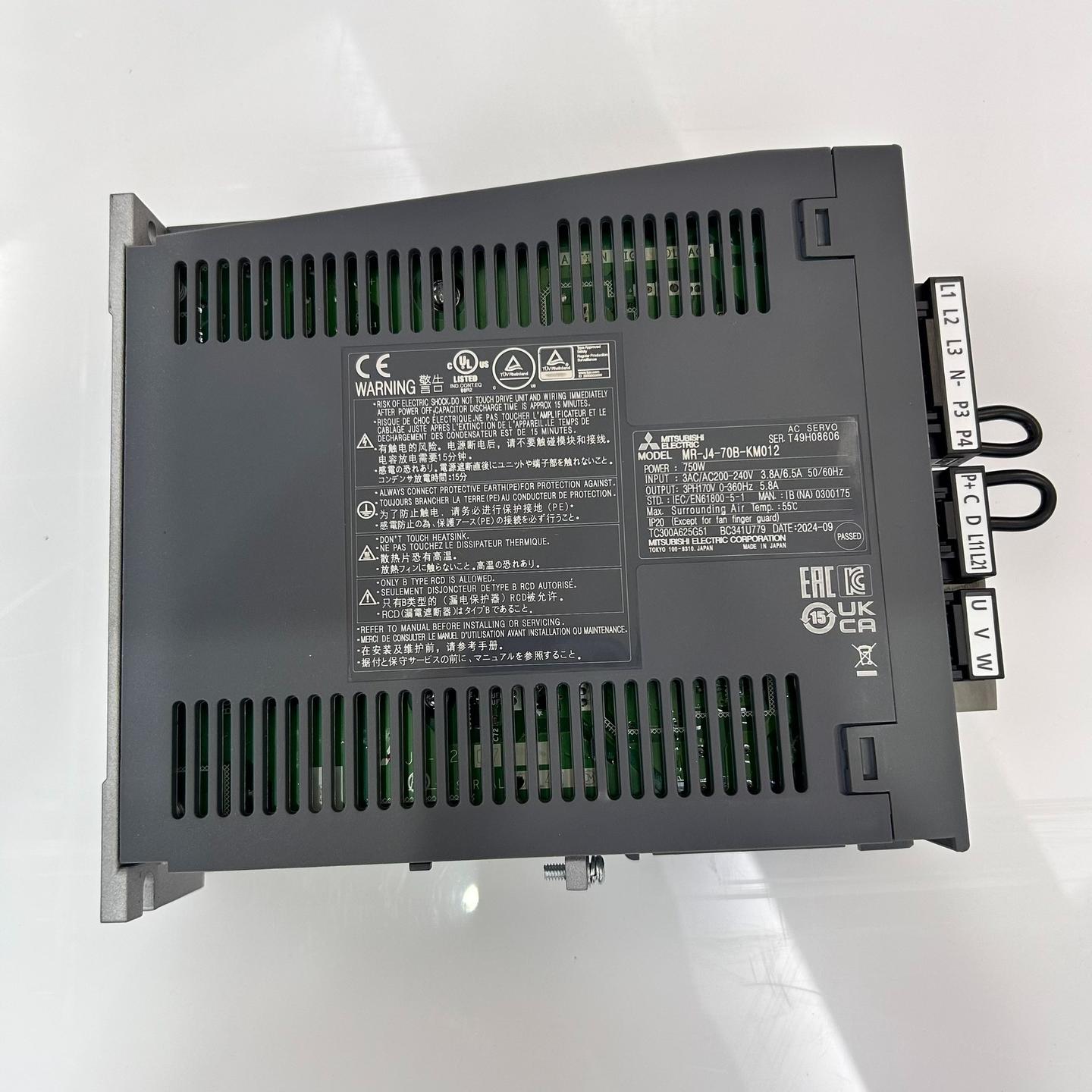三菱伺服驱动器MR-J4-70B-KM012 JUKI JX