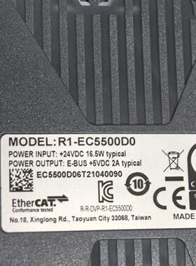 台达EitherCAT模块 R1-EC5500D0 R1 拆