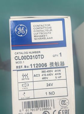GE接触器CL00D310TD 波兰