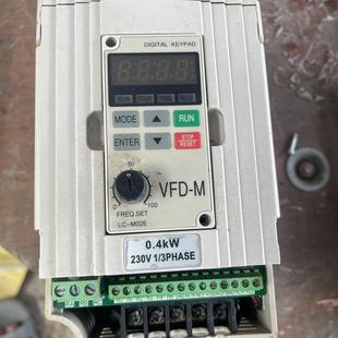 台达220v0.4kw变频器vfd004m21a