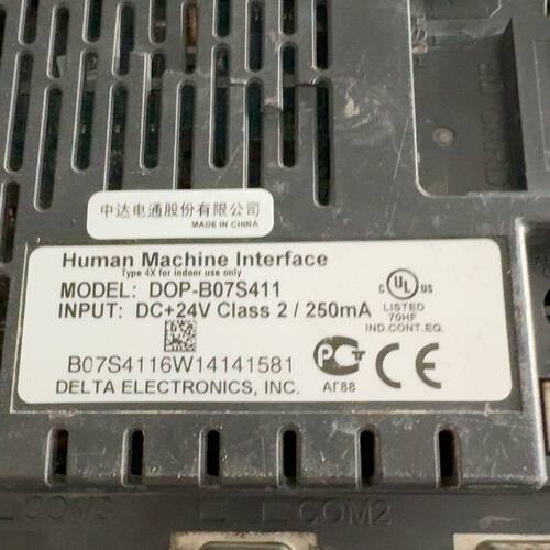 台达触摸屏DOP-B07S411 7寸工业人机界面 DC24