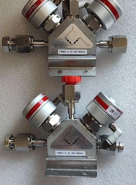 金三通隔膜阀 FBSDV-6.35-2B3-BGC#A