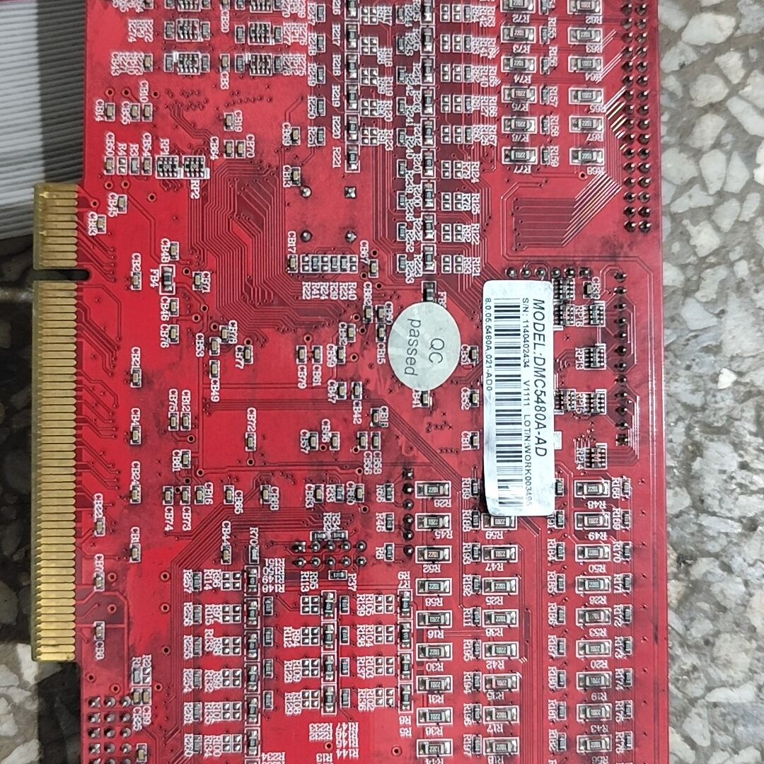 雷赛DMC5480A-AD四轴运动控制卡 拆机成色新 功能完