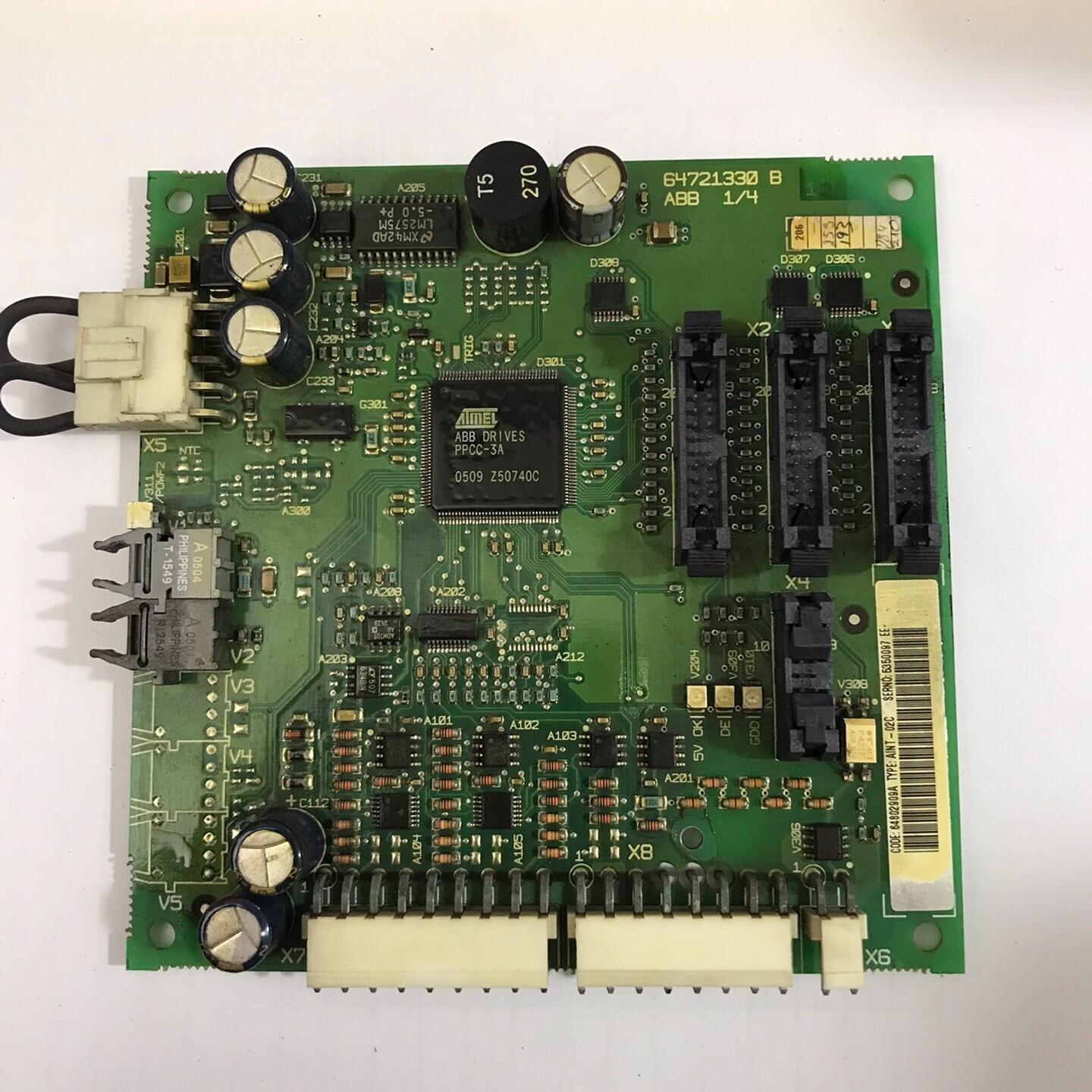 ABB变频光CPU主板 纤通讯板 64721330B ACS