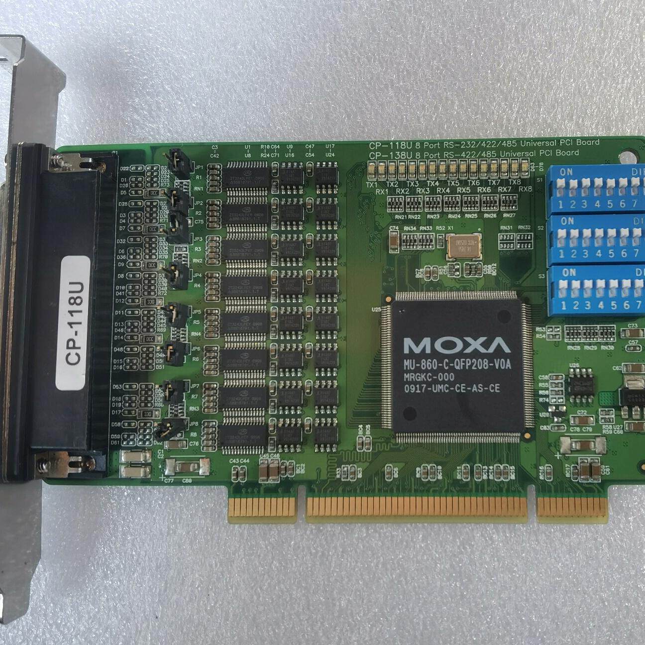 MOXA CP-118U 8口串口卡RS232 422 48