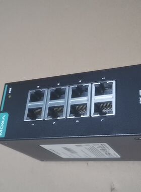 摩莎MOXA EDS-108  8口工业交换机 成色漂亮 功