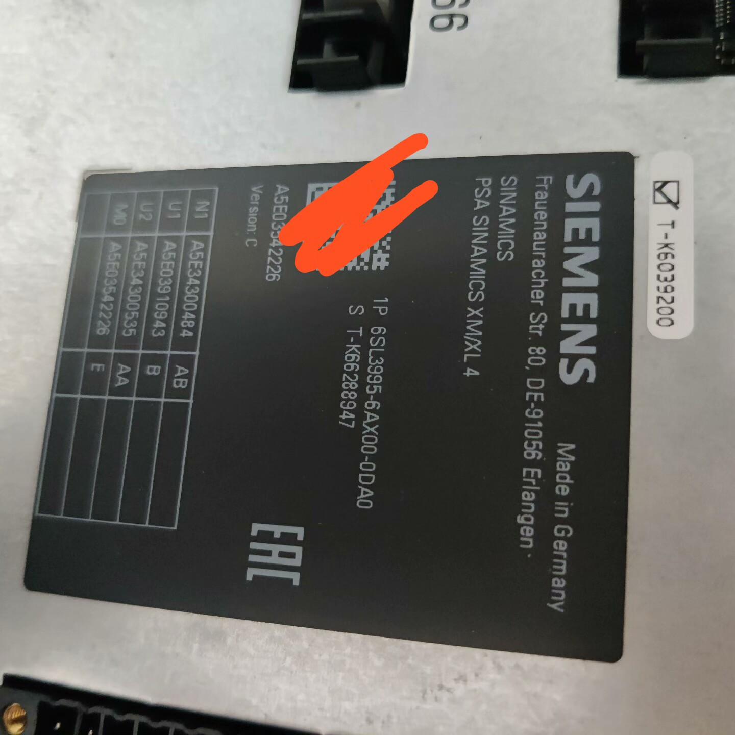 6SL3995-6AX00-0DA0可充新18年裸机