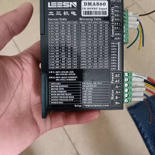 立三机电DMA860步进驱动器 18-80VAC输入 支持5
