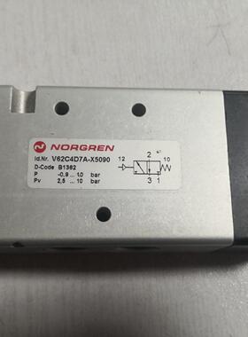 诺冠气控阀V62C4D7A-X5090  拆机件