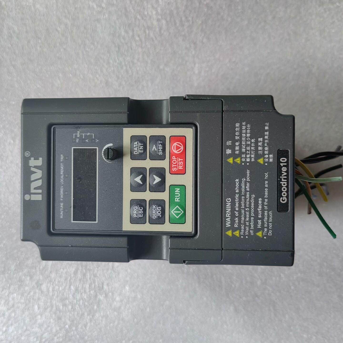 英伟腾变频器GD10-0R7G-S2-B 拆机件 功能完