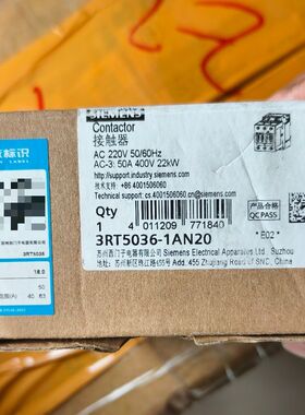 3RT5036-1AN20接触器 装柜没用 成色充新