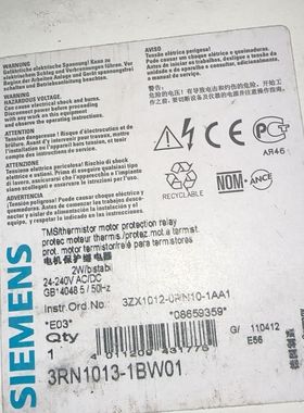 3RN1013-1BW01电机保护继电器