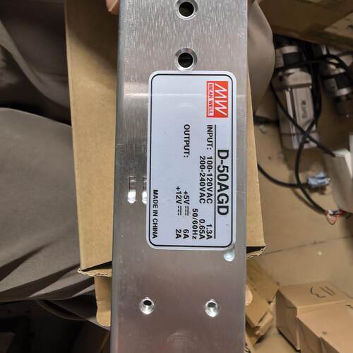 明纬D-50AGD双路开关电源 5V 6A+12V 2A 输