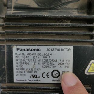 伺服电机MDMF152L1G6M 127 1.5kW功率