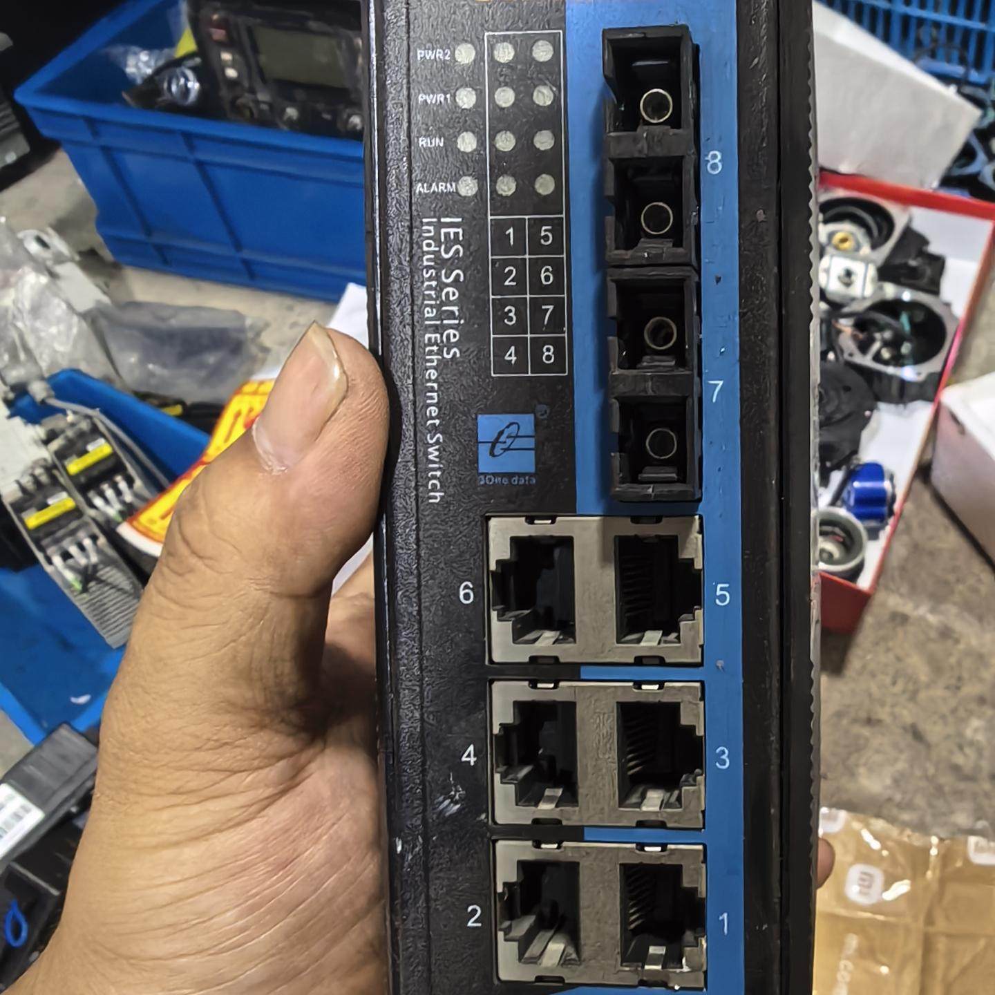 三旺3onedata工业交换机IES608-2F 6个网口设