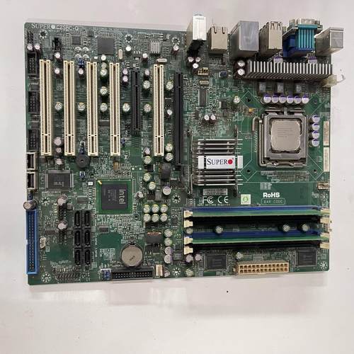 超微 SUPER ?C2SBC-Q? 主板 带CPU（Q
