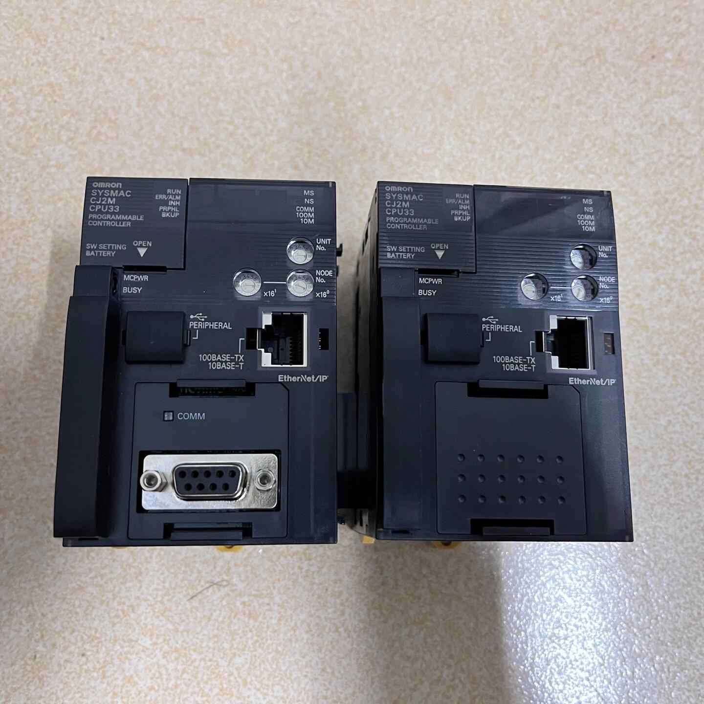 PLC  CJ2M-CPU33 拆机件功能正常 实