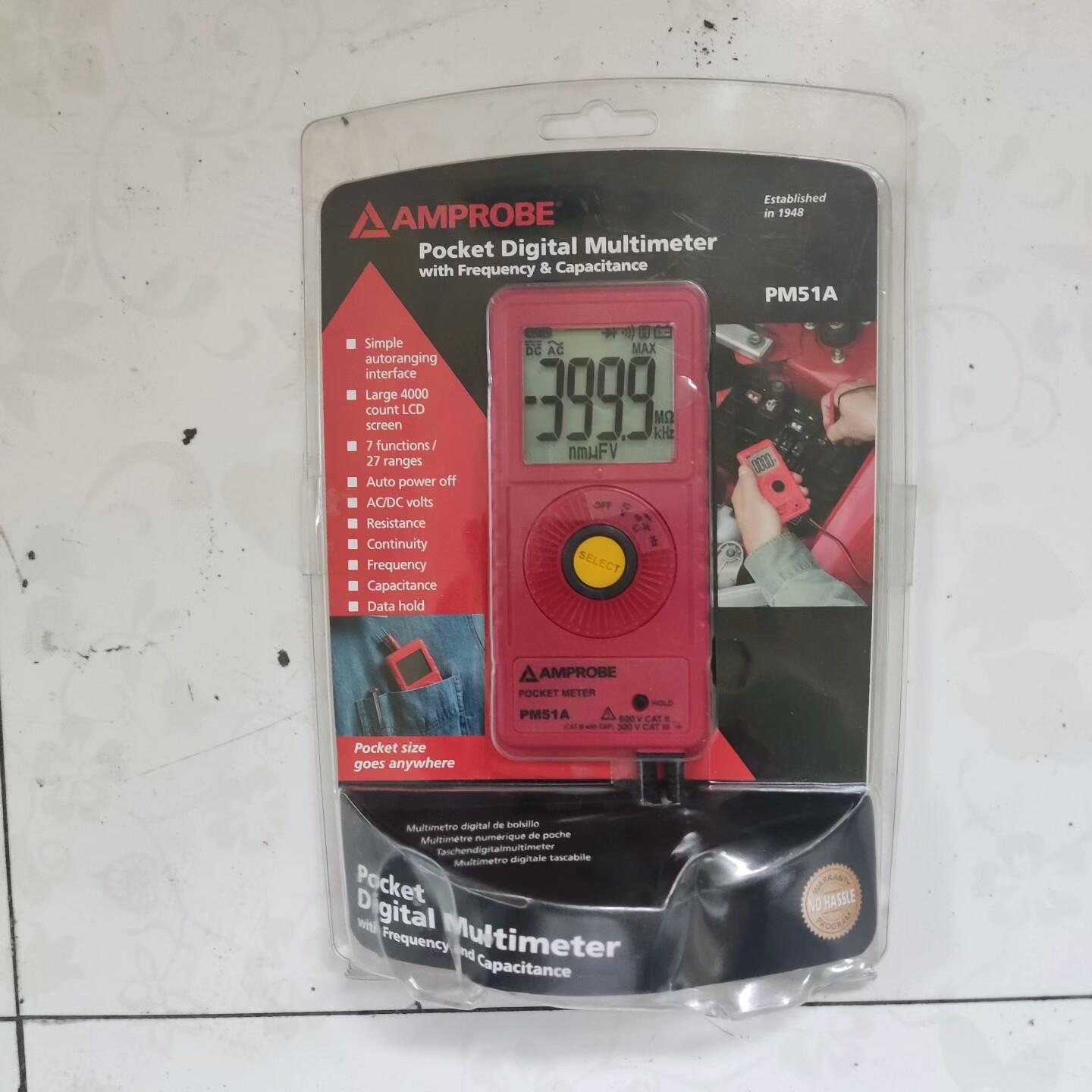 福禄克卡片式万用表PM51A 全新未用未开封