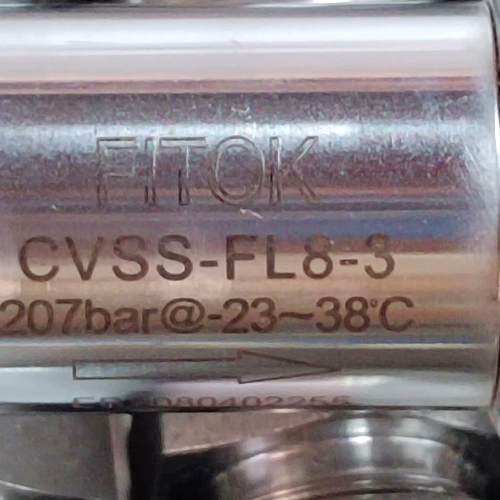 ：飞托克FITOK CVSS-FL8-3 单向阀