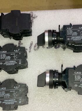 正宗长江CJK22按钮开关 三档旋钮自复式 AC/DC110