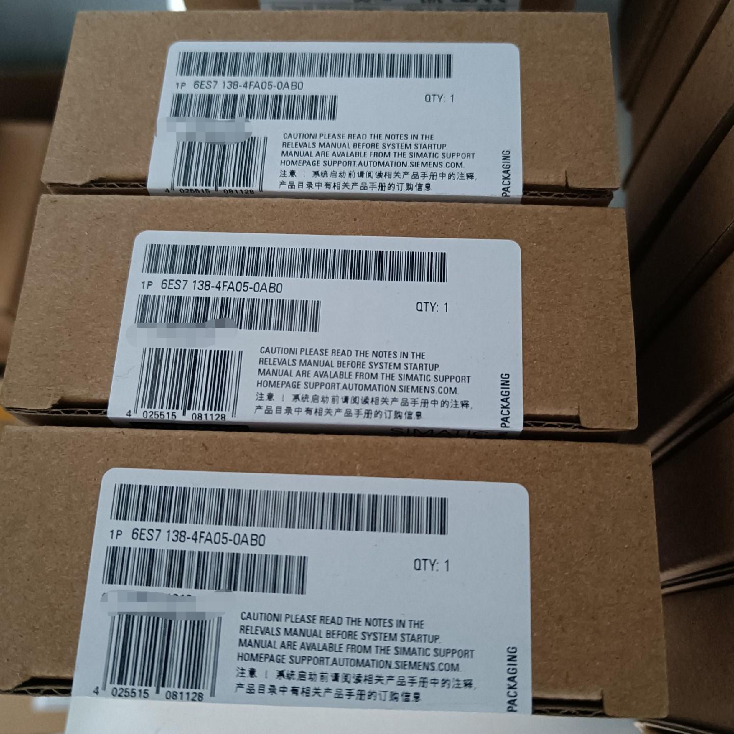 6ES7138-4FA05-0AB0 西门子模块99新未拆封