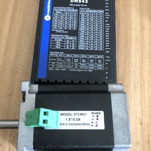 雷赛DM542新款可充新 电机加4 双出轴的57-7