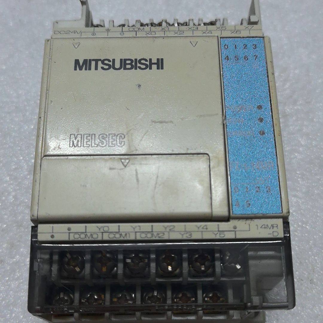 PLC FX1S-14MR-D 实物如图 成色如图 外壳