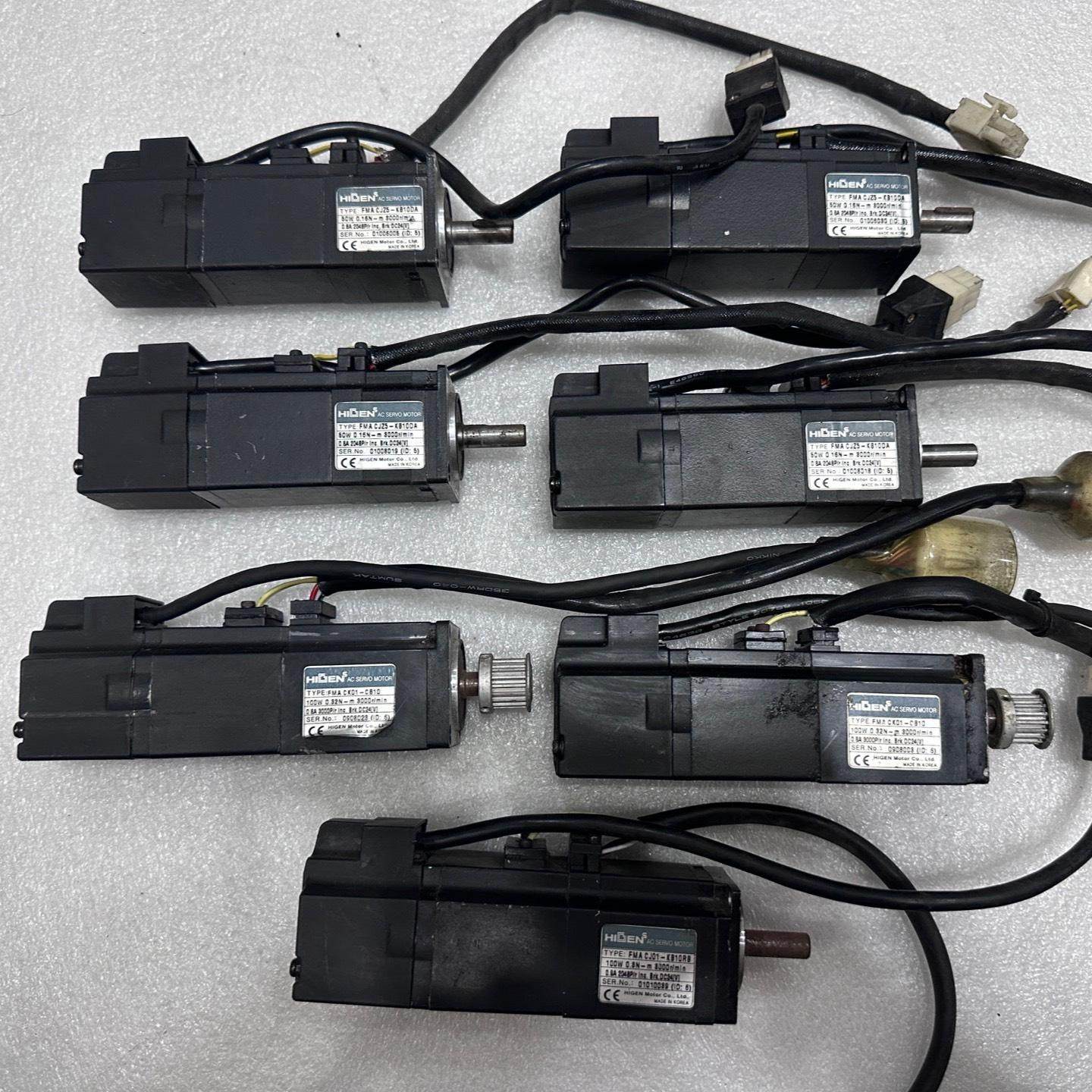 HIGEN伺服电机FMA CJZ5-KB10DA  4台 F