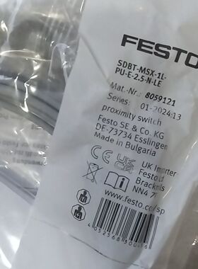 费斯托传感器8059121   SDBT-MSX-1L-PU