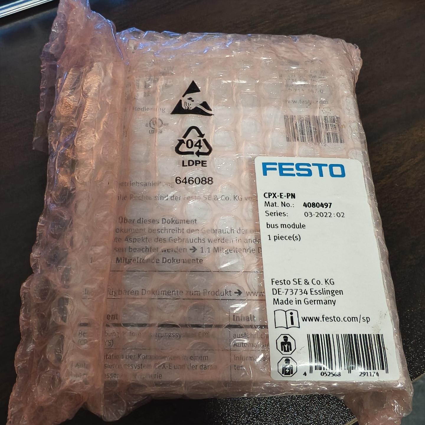 费斯托总线模块 CPX-E-PN 4080497