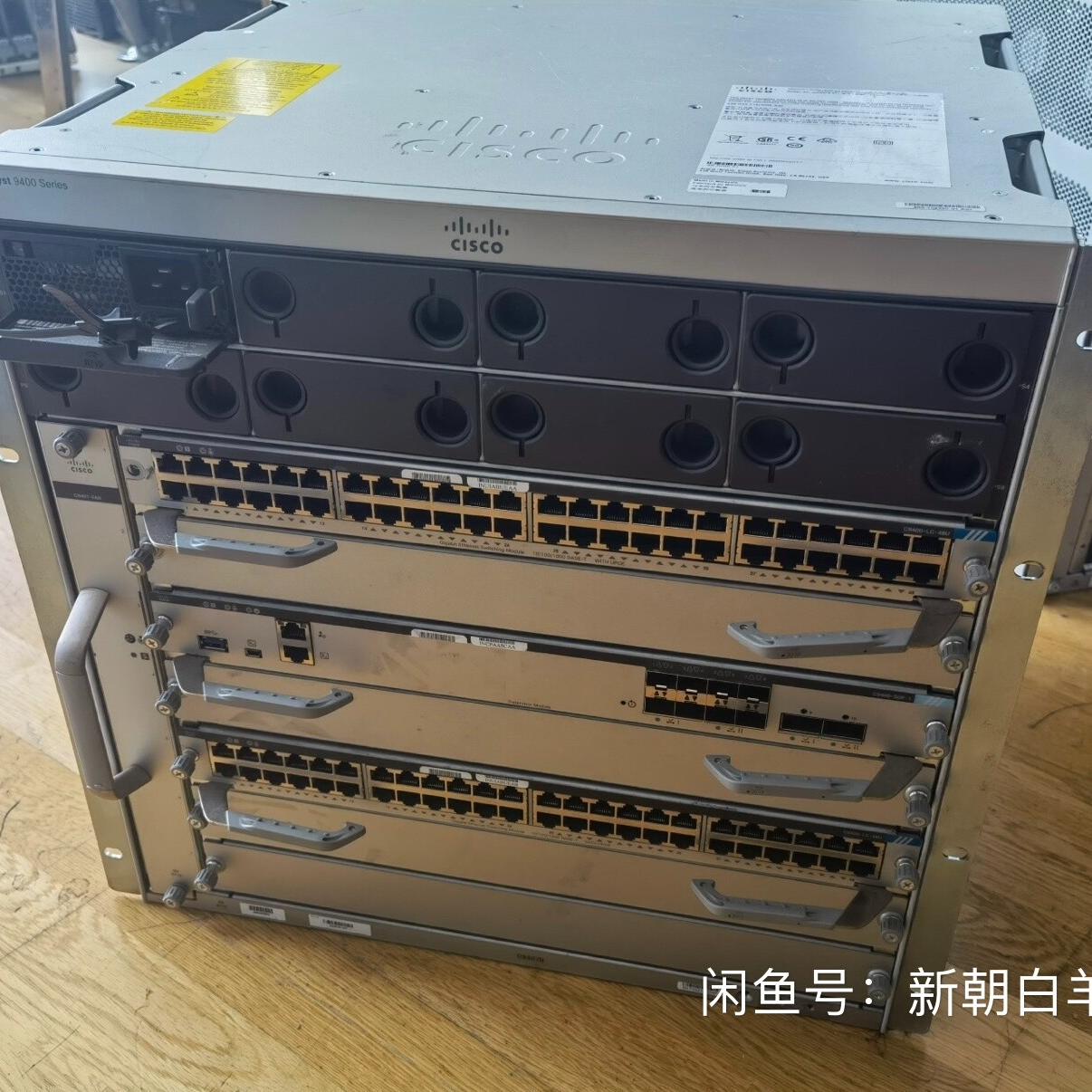 思科C9407R机箱单电一台。