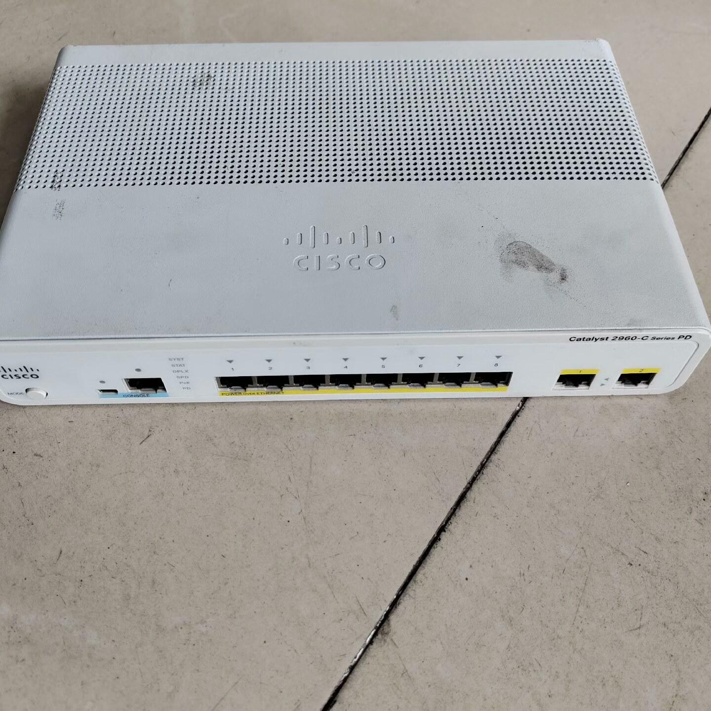 思科WS-C2960CPD-8PT-L 8口POE桌面型静音