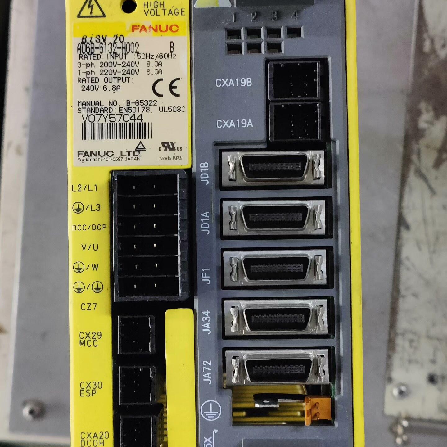 发那科驱动器A06B-6132-H002 原装拆机 包好