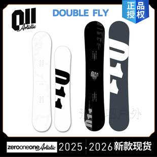 25-26新款日本进口011滑雪板男板女板滑雪装备DOUBLE FLY 平花板