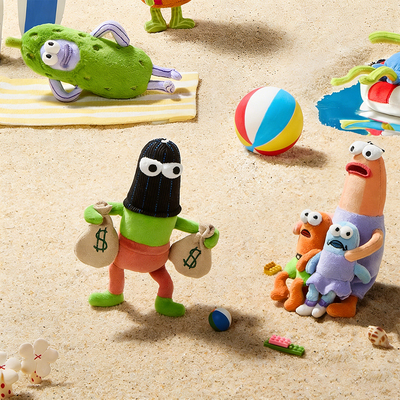 比奇堡的居民们一天盲盒毛绒挂件