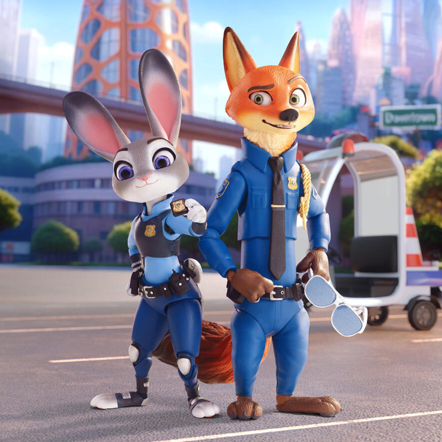 疯狂动物城2可动人偶盲盒摆件