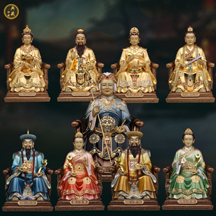 纯铜胡三太爷太奶神像黄三常蟒家用供奉铜彩黑老太妈妈四大家摆件