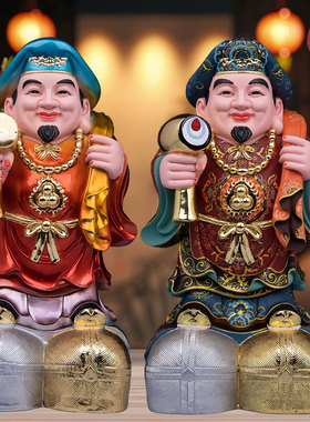 日式东密大黑天财神树脂供奉摆件