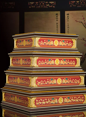 实木家用神佛像增高底座