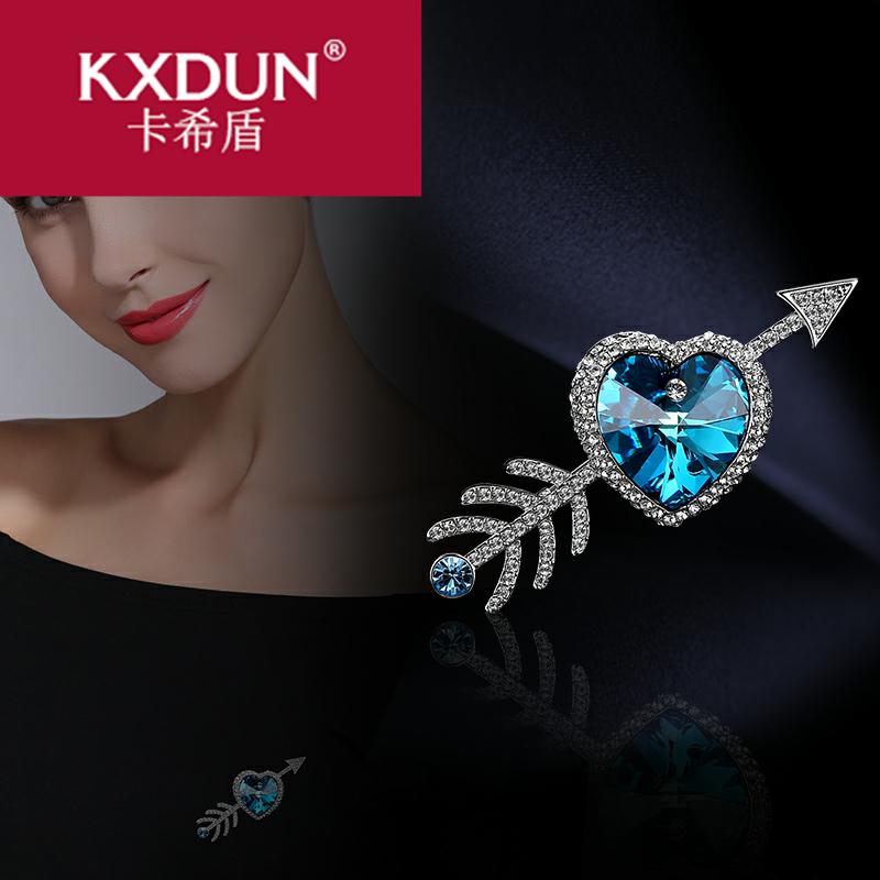 KXDUN/卡希盾欧美复古胸花天使之吻胸针气质配饰毛衣女西装jy0608