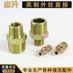 co nối thủy lực Khớp nối dây có đường kính thay đổi thủy lực Dây đôi bên ngoài của Anh đi thẳng 1 phút 2 phút 3 phút Ống dầu cao áp Đầu chuyển đổi kẽm mạ màu đầu nối ống thủy lực các loại khớp nối nhanh thủy lực inox