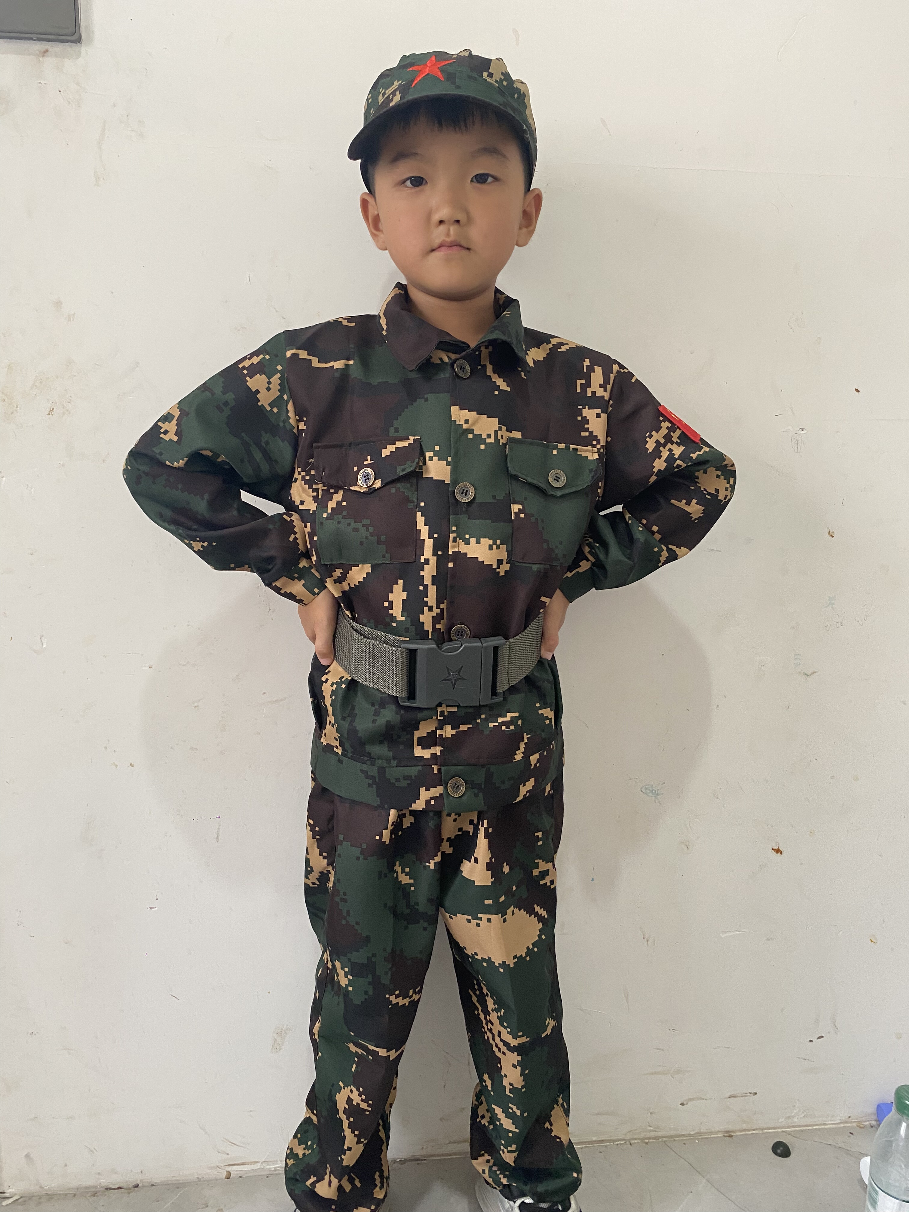 儿童迷彩服套装特种兵演出服男女中小学生军训夏令营衣服表演服装
