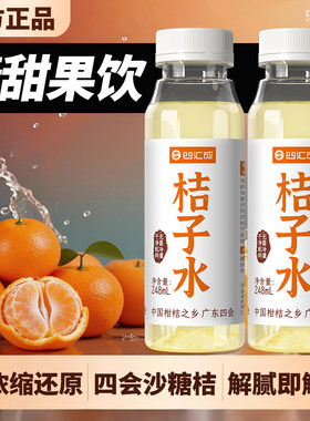 正宗广东四会桔子水解渴水果清淡饮品广味北冰解腻橘子水饮微微甜