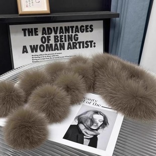 梵朗狐2025新款 女 小狐狸狐狸毛毛领围巾皮草围脖网红爆款