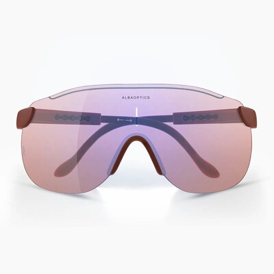 albaoptics骑行眼镜新色铁锈红