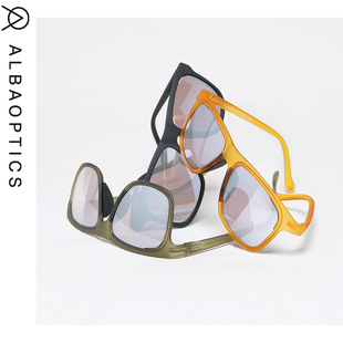 alba风镜 百搭19g超轻休闲骑行眼镜 anvma跑步防紫外线运动太阳镜