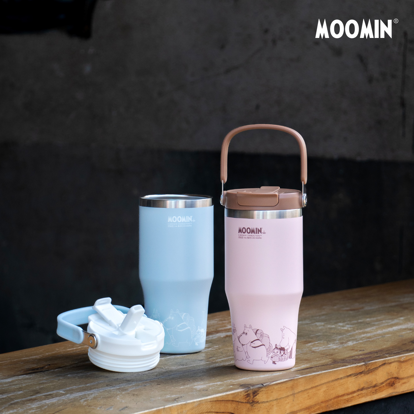 姆明露营大容量运动水壶保温保冷